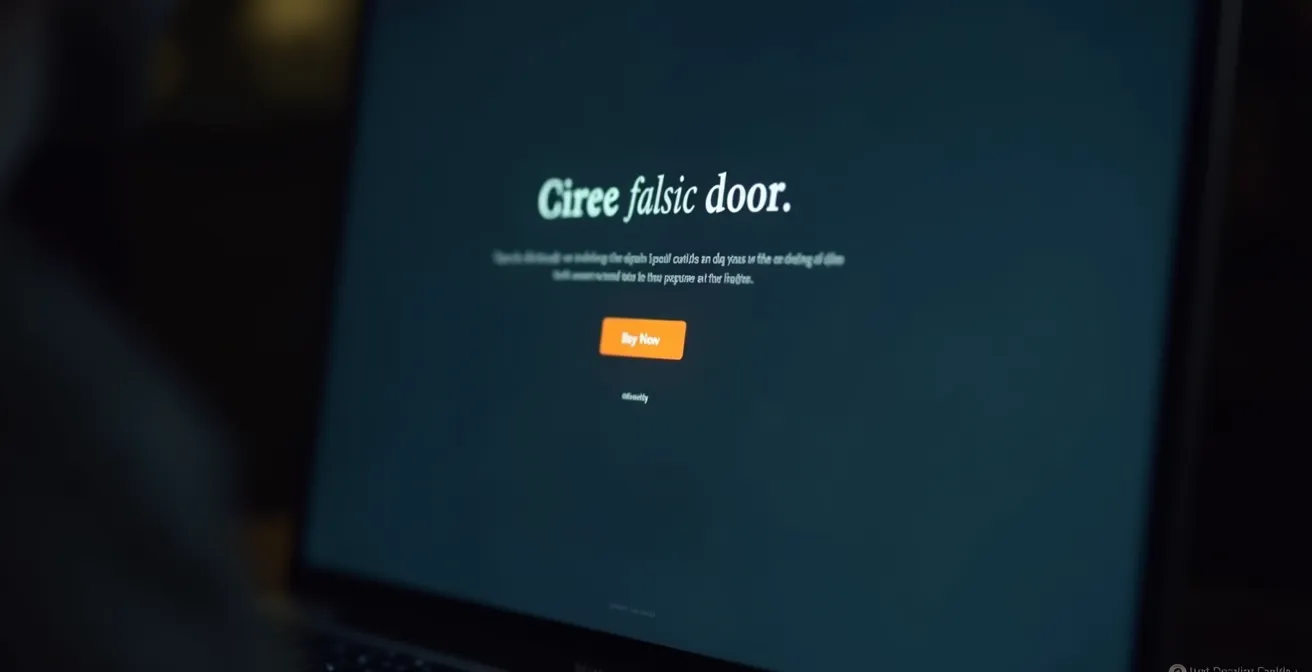 Illustration montrant une landing page avec un bouton d'achat, symbole d'une vente avant production réelle